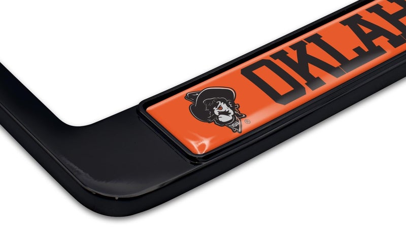 Elektroplate Oklahoma State Cowboys Black License Plate Frames - Image 3